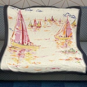 J Crew nautical summer scarf